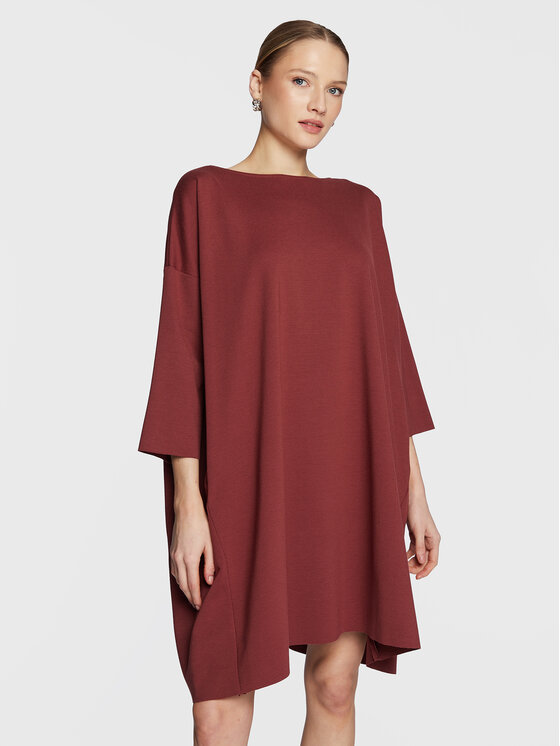 Liviana Conti Vestito da giorno F3SI16 Bordeaux Relaxed Fit Modivo
