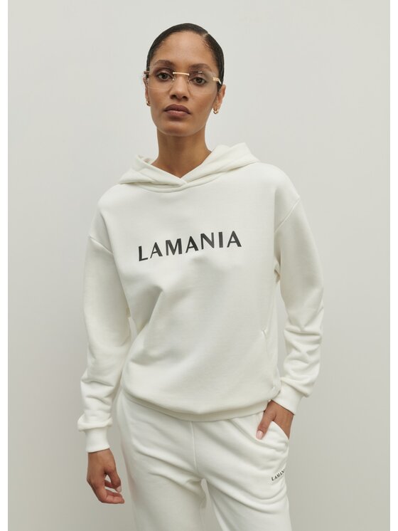 La Mania La Mania Felpa EVERY Écru Classic Fit