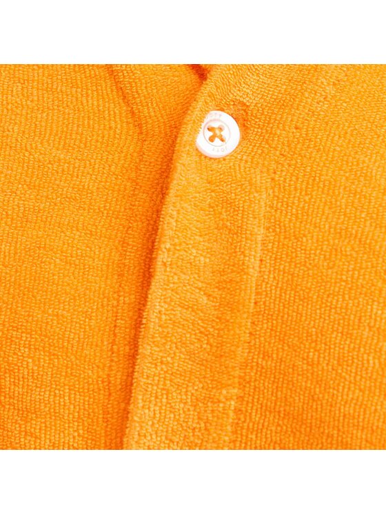 Jott Jott Polo SS24MOTT50-70A_XL Pomarańczowy Loose Fit