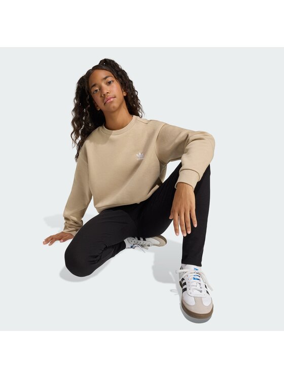 adidas adidas Bluza KE2383 Beżowy Loose Fit