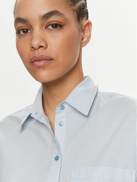 Calvin Klein Jeans Calvin Klein Jeans Košeľa J20J222614 Modrá Cropped Fit