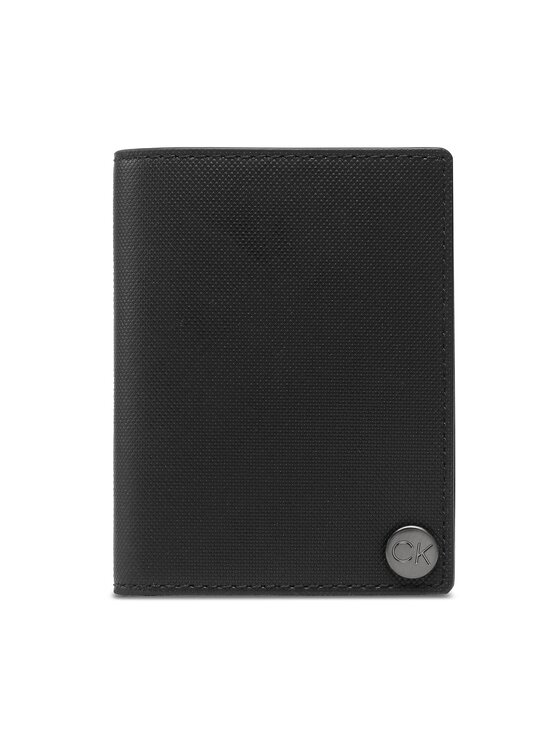 Calvin Klein Kredītkaršu turētājs Ck Clean Pq Covered Card Holder K50K510298 Melns