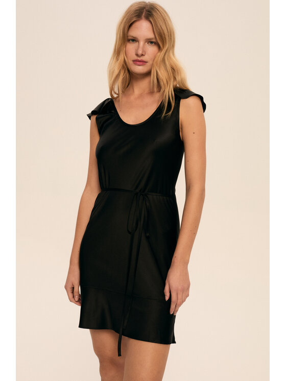 Melismee Stockholm Melismee Stockholm Sukienka letnia SUKIENKA RIMA CLASSIC Czarny A-Line Fit