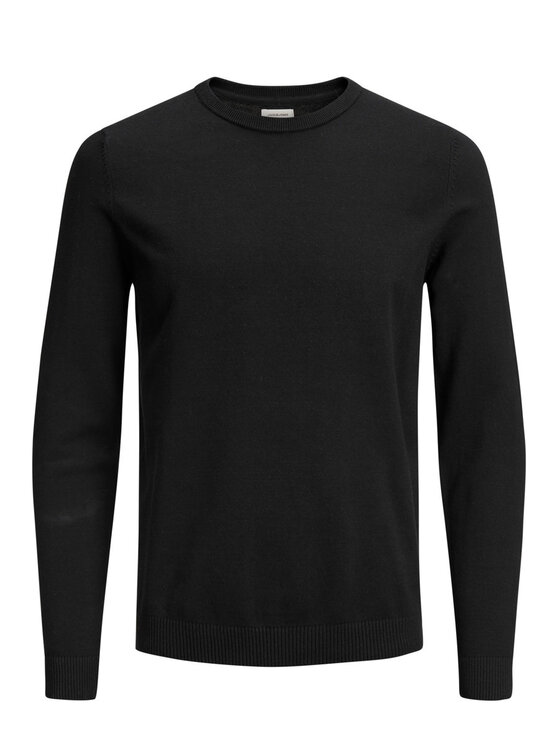 Jack & Jones Jack & Jones Πουλόβερ Basic 12137190 Μαύρο Regular Fit