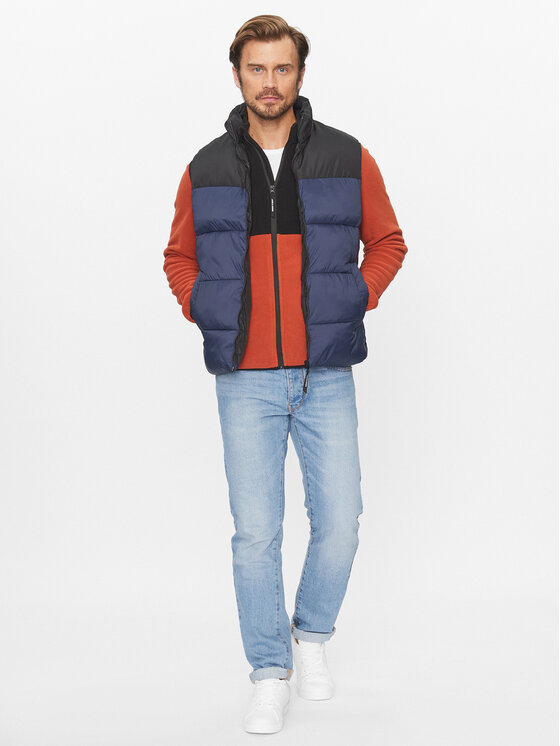Jack & Jones Jack & Jones Жилетка за костюм 12235861 Тъмносин Regular Fit