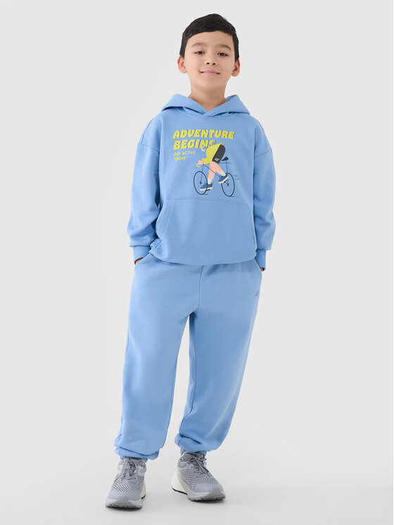 4F 4F Felpa 4FJASAW24TSWSM2160-32S Blu scuro Oversize