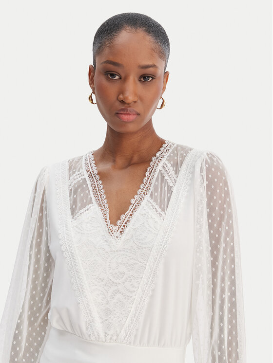 Morgan Morgan Bluse 251-TAGADO Weiß Regular Fit