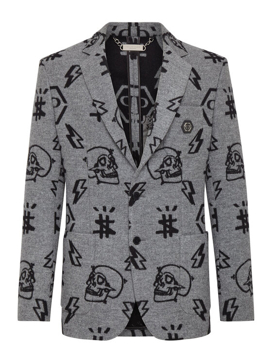 PHILIPP PLEIN PHILIPP PLEIN Sako 13623 Šedá Regular Fit