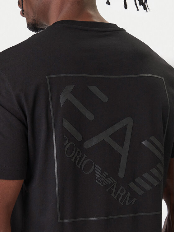 EA7 Emporio Armani EA7 Emporio Armani T-krekls 7M001487 AF17789 UC001 Melns Regular Fit