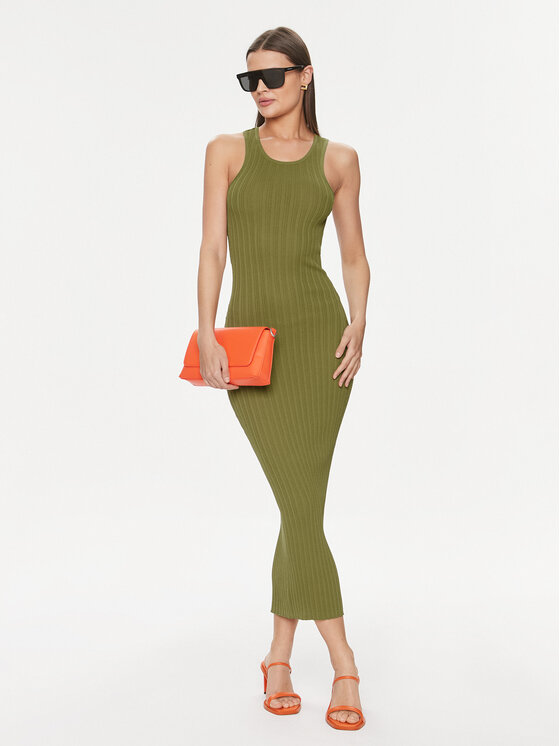 Silvian Heach Silvian Heach Rochie de zi GPP24020VE Verde Bodycon Fit