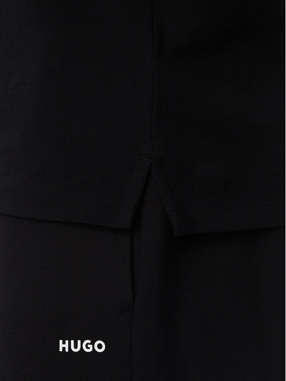HUGO HUGO Tricou polo Donoslong 50547358 Negru Regular Fit