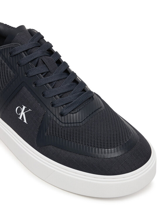 Calvin Klein Calvin Klein Laisvalaikio batai Classic Cups Laceup Knit HM0HM02130 Juoda