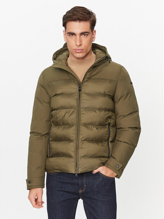 Geox Geox Зимно яке Sapienza M3628J TC175F 1736 Зелен Regular Fit
