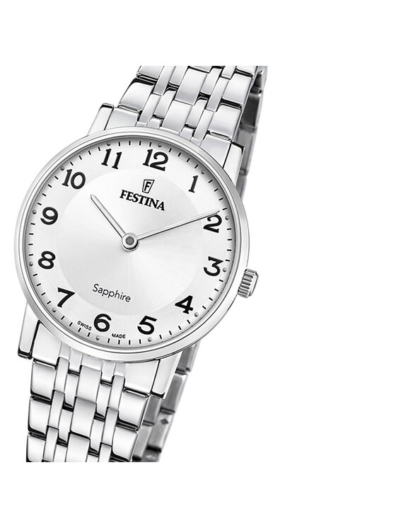 Festina Festina Ρολόι F20047-1 Ασημί