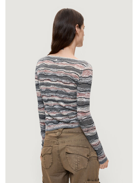 Desigual Desigual Sweter JERS_BURT Czarny Casual Fit