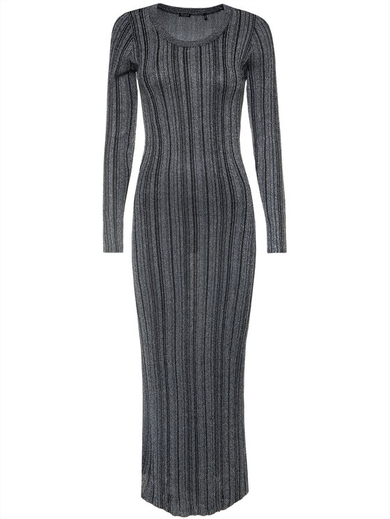Guess Guess Úpletové šaty Julia W0GK2D Z2NJ0 Sivá Slim Fit