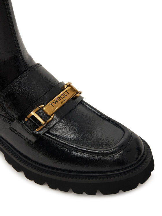 TWINSET TWINSET Botine 252TGT082 Negru