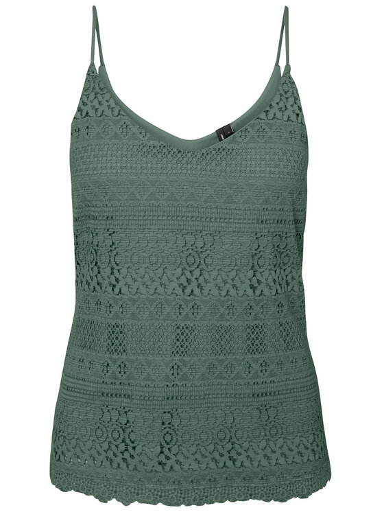 Vero Moda Curve Top 10294307 Verde Regular Fit