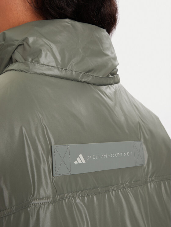 adidas by Stella McCartney adidas by Stella McCartney Зимно яке JX4339 Зелен Loose Fit