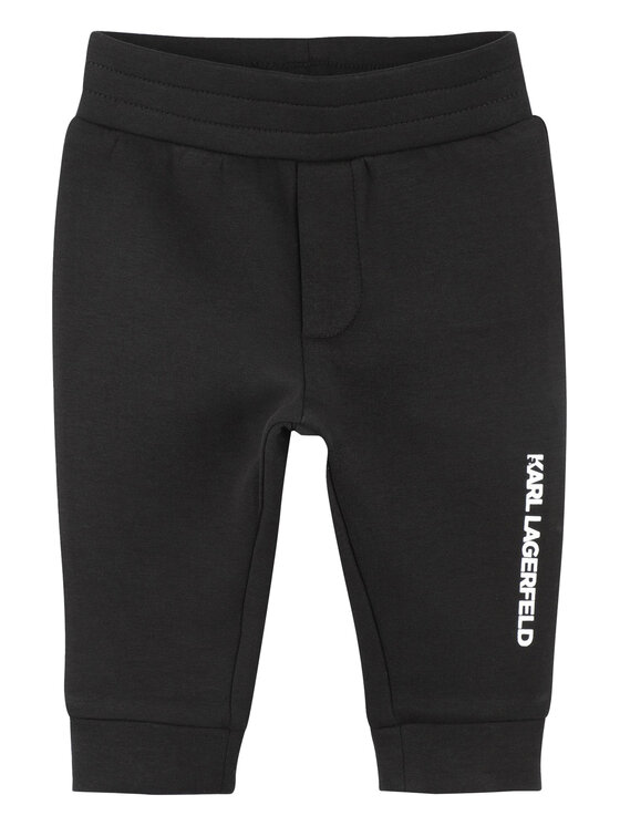 Karl Lagerfeld Kids Karl Lagerfeld Kids Komplet dresowy Z30509 S Czarny Regular Fit