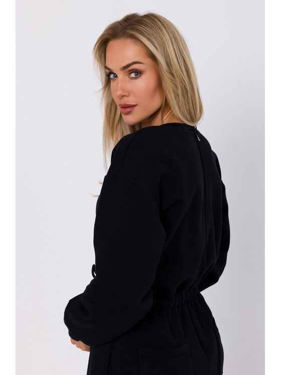 Made of Emotion Made of Emotion Overal M763 Čierna Modern Fit