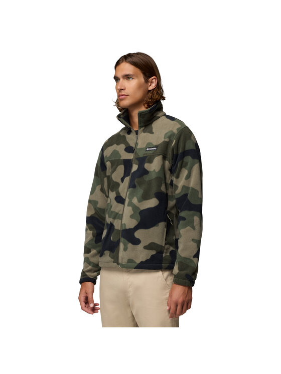 Columbia Columbia Felpa di pile Columbia Steens Mountain Printed Jacket Verde Regular Fit