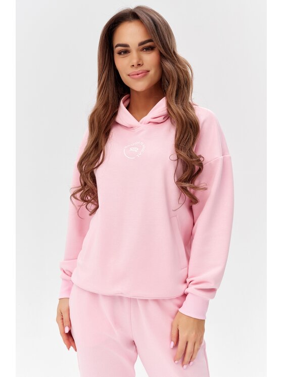 Bluza, rozmiar S, Różowy, COTTON ACTIVE HOODIE WOMEN