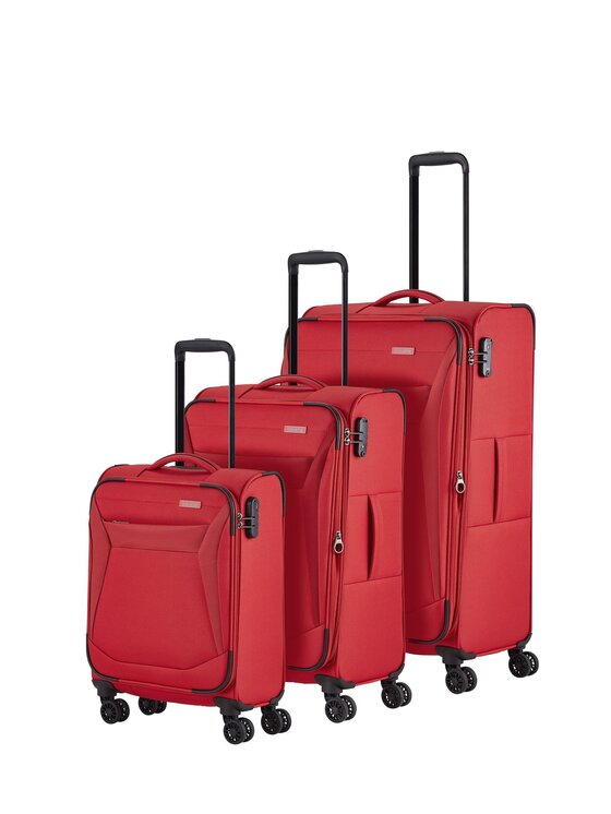 Travelite Travelite Komplet walizek 279918 Bordowy
