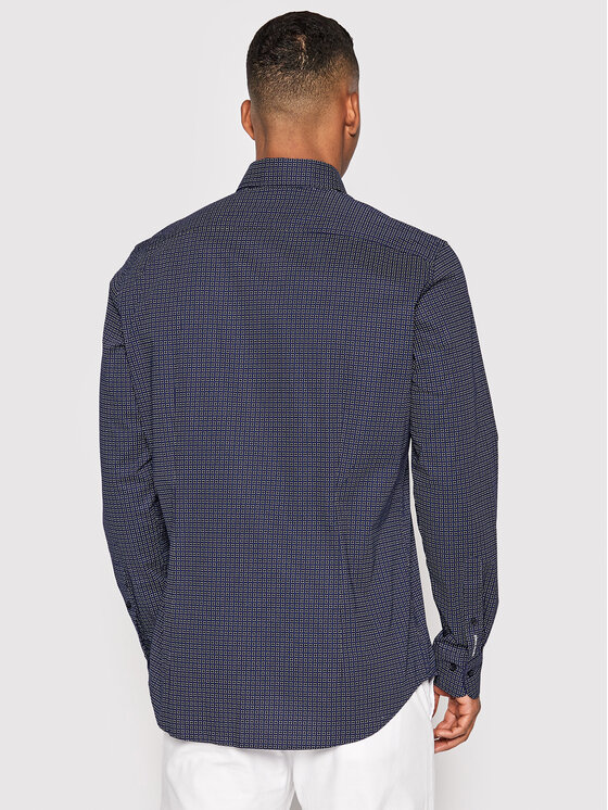 Camicia C6 11401/000/0062 Blu scuro Regular Fit