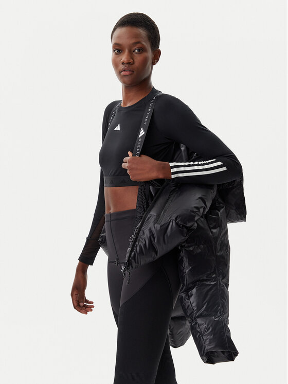 adidas by Stella McCartney adidas by Stella McCartney Kurtka zimowa Winter IW9842 Czarny Loose Fit