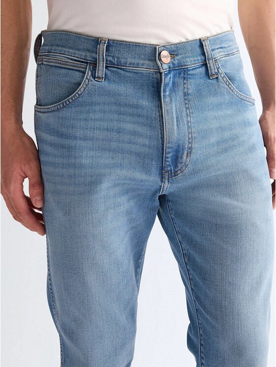 Wrangler Wrangler Jeansy LARSTON Niebieski Slim Fit