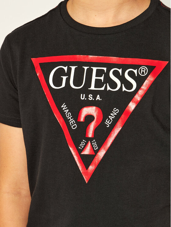 Guess Guess T-shirt L73I55 K5M20 Noir Regular Fit