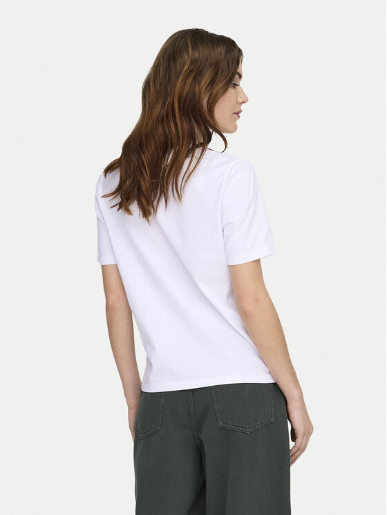 ONLY ONLY Póló Freja 15367970 Fehér Regular Fit