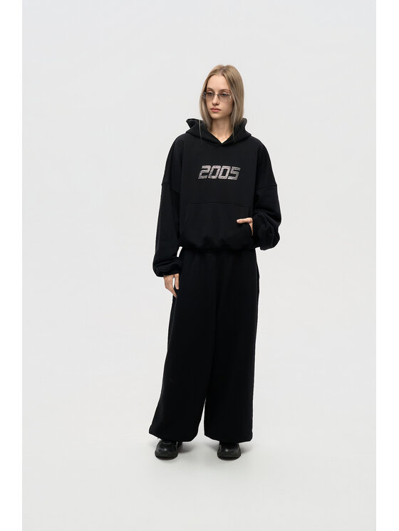 2005 2005 Bluza Signature Czarny Oversize