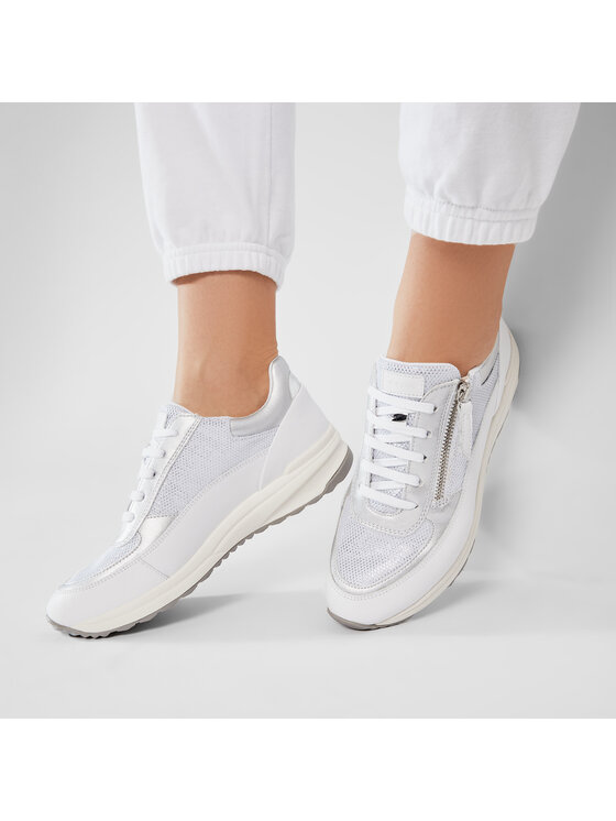 Geox Geox Sneakersy D Airell A D152SA 02241 C5000 Biela