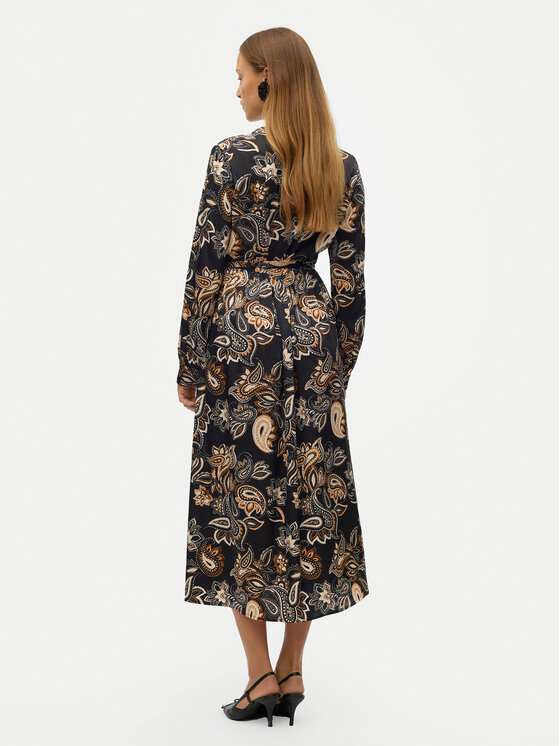Vero Moda Vero Moda Φόρεμα πουκάμισο Thora 10320742 Μαύρο Regular Fit