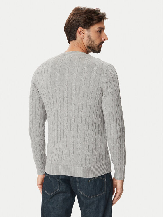 Gant Gant Пуловер 8050601 Сив Regular Fit