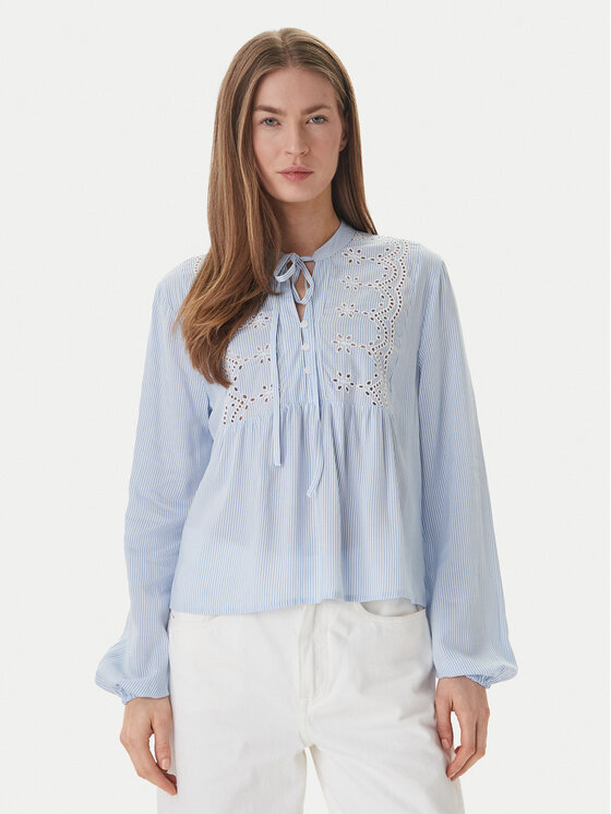 ONLY Bluză Lennyo 15366732 Albastru celest Regular Fit