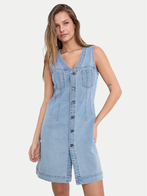 Noisy May Noisy May Дънкова рокля Rikka 27033695 Син Slim Fit