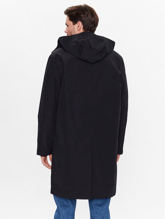 Sisley Sisley Μπουφάν μεταβατικό 2TCZSN01I Μαύρο Regular Fit