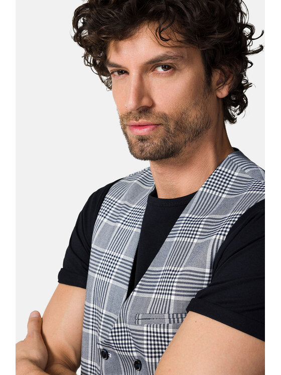 Lancerto Lancerto Kamizelka Foley KA131123000009 Szary Slim Fit