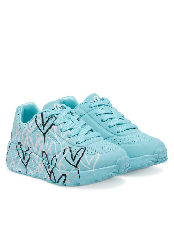 Skechers Skechers Снікерcи Uno Lite - Metallic Love 314067L/TQMT Голубий
