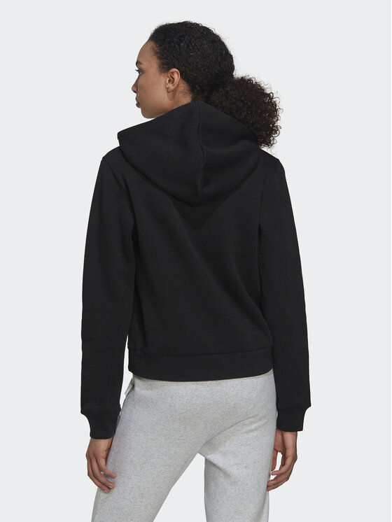 adidas adidas Bluza ALL SZN Fleece Full-Zip Hoodie HC8848 Czarny Regular Fit