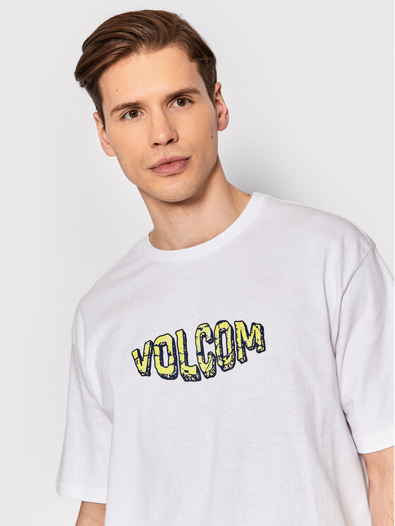 Volcom Volcom T-Shirt Crusher A4312205 Biały Loose Fit