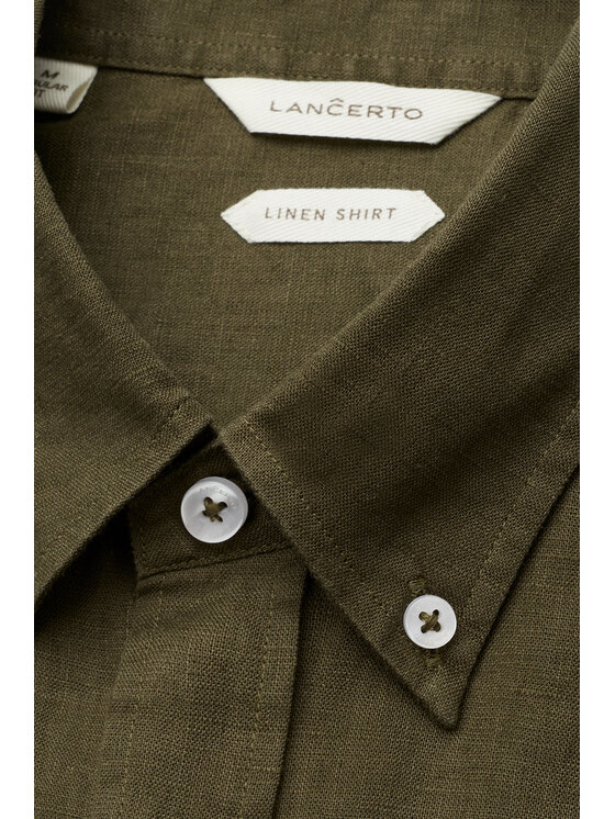 Lancerto Lancerto Koszula Belinda KO073126000027 Zielony Regular Fit