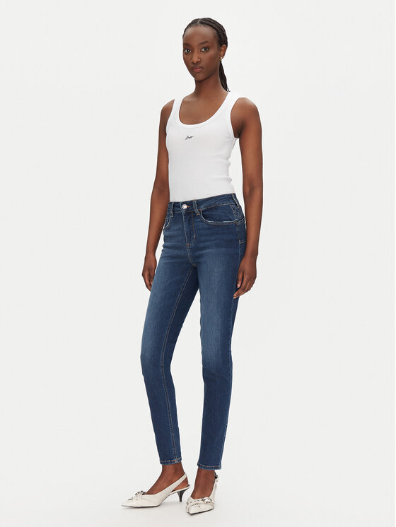 Liu Jo Liu Jo Jeans hlače UF3013 D4615 Mornarsko modra Perfect Fit