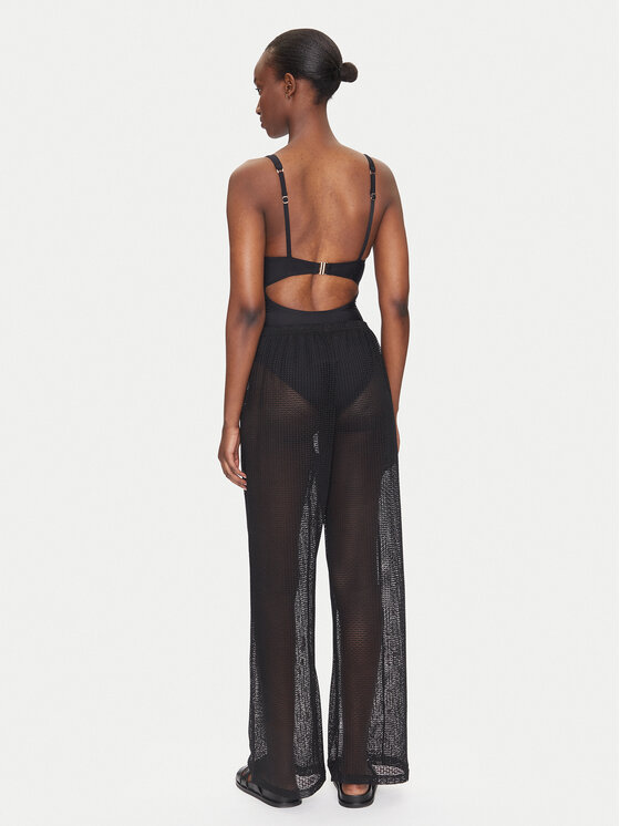 Hunkemöller Hunkemöller Штани з тканини 301754 Чорний Relaxed Fit