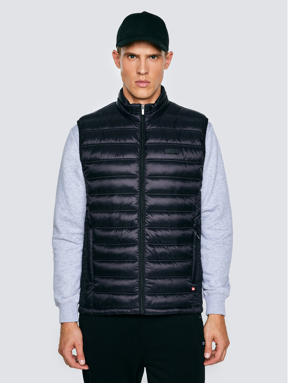 BIG STAR BIG STAR Kamizelka JAXOON Czarny Basic Fit