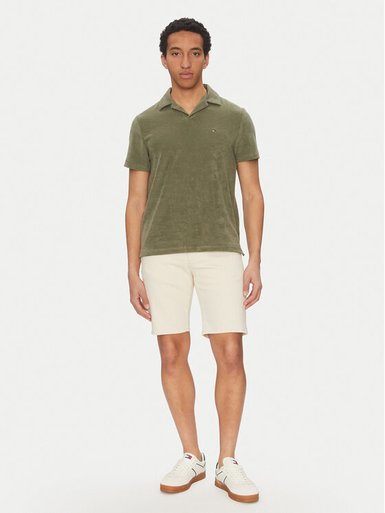 Tommy Hilfiger Tommy Hilfiger Pólóing MW0MW38479 Zöld Regular Fit