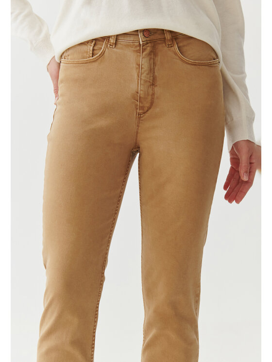 TATUUM TATUUM Jeansy ROMIKI Beżowy Skinny Fit